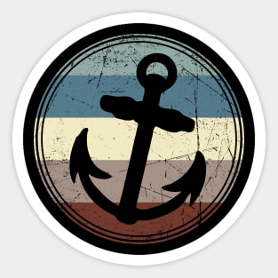 Vintage Anchor | Distressed Style Sticker